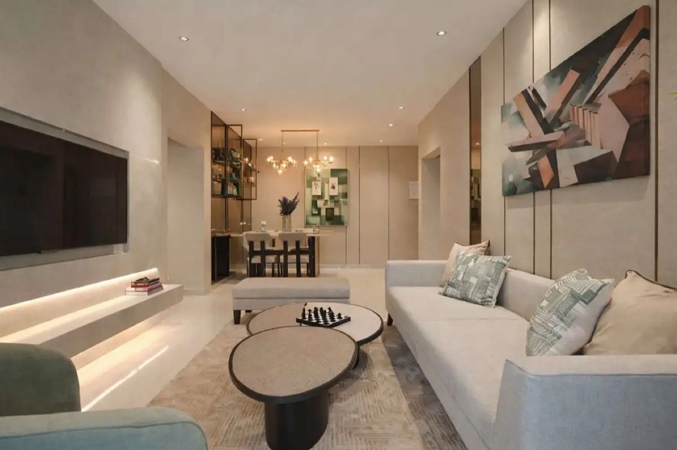 The living room